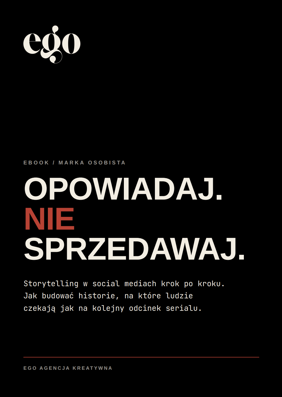 Opowiadaj, nie sprzedawaj